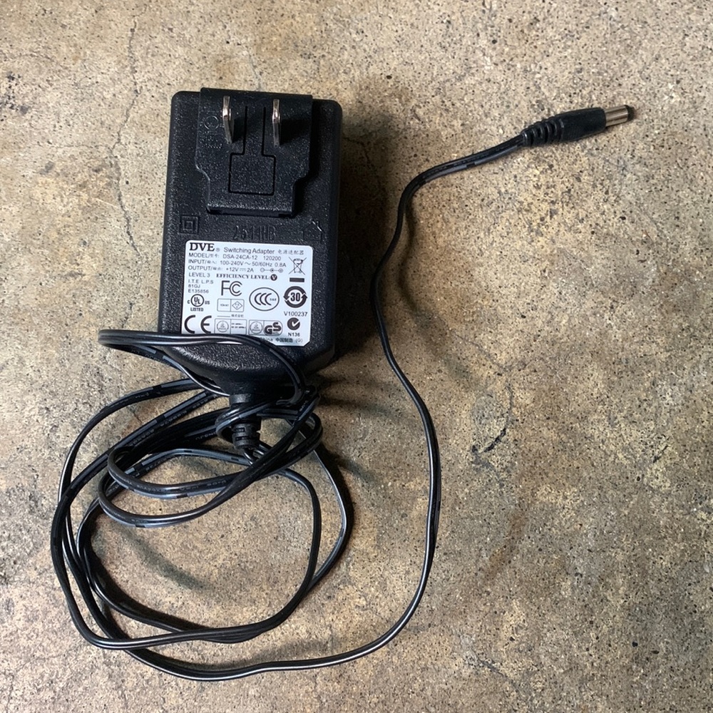 Genuine DVE DSA-24CA-12 120200 Switching Power Supply Adapter 12V 2A